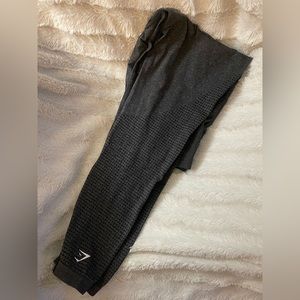 Gymshark, grey seamless leggings, XL